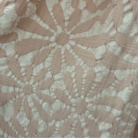 Simply Shabby Chic 68” Pink Curtain Panel 0176 floral textured 100% cotton - Picture 6 of 10